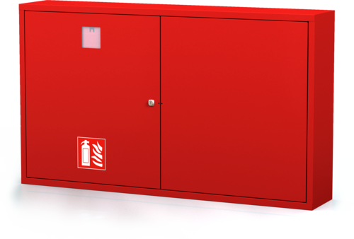Interior cabinets for fire extinguishers 700 x 1200 x 250